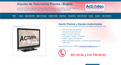 Desktop Screenshot of alquilerplasmas.com